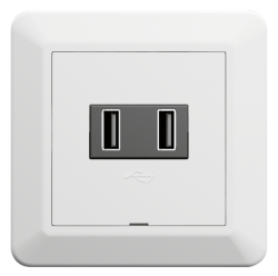 Dobbel USB-stikkontakt fra ELKO. Foto: ELKO. 